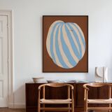 Abstract painting giclee print, 50x70cm