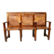3 Seater Oak Church Bench