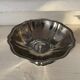 Stainless steel ice cream bowls for one scoop.