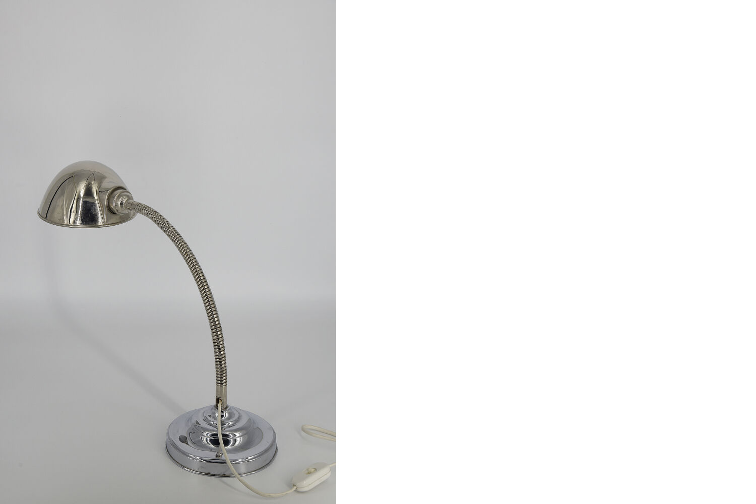 Vintage Scandinavian Chrome Desk Lamp, 1960s