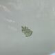 Long old earthenware dish K-G Lunéville Badonviller vintage