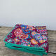 6 vintage Indian Simrane napkins