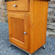 Pair of bedsides, boarding school, wood, metal, formica, vintage, 50s