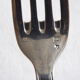 12 dessert forks, silver metal