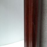 Louis Philippe mirror, mahogany, gendarme hat