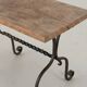 Early 20th century wrought iron side table