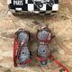 Old pair of roller skates midonn metal
