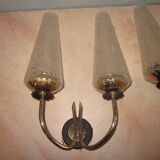 pair of wall lamps arlus of the years 50-60