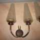 Paire d'appliques Arlus des annèes 50-60