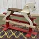 1950s wooden English rocking horse