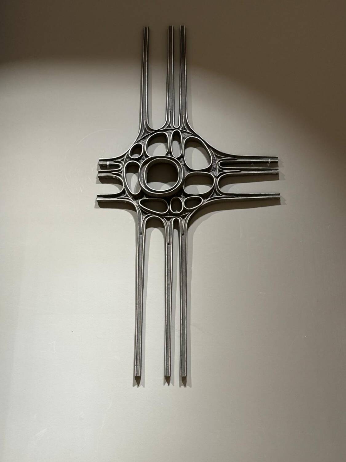Brutalist wall sculpture from the 1970s