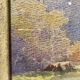 Tableau ancien , paysage dans la nature, signé Andrée Bouchard ( 1903-2002)