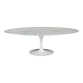 Original oval Knoll Tulip (244x137) Calacatta Gold (Oro) Eero Saarinen