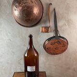 Large amber bottle