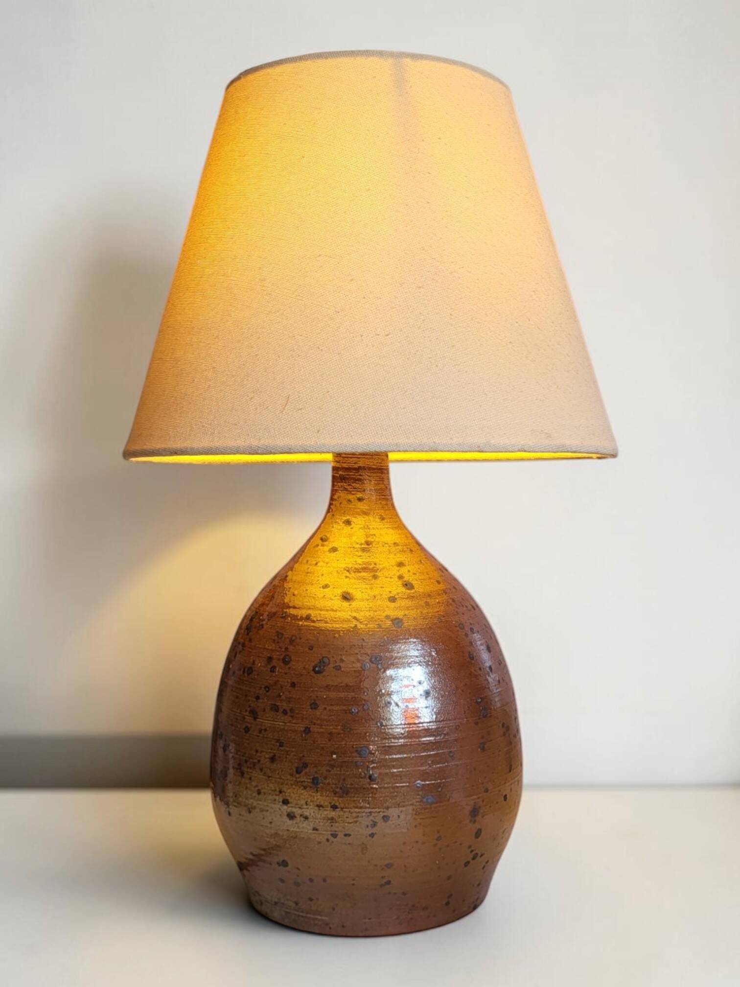 Pyrite stone lamp Bodin / La Borne