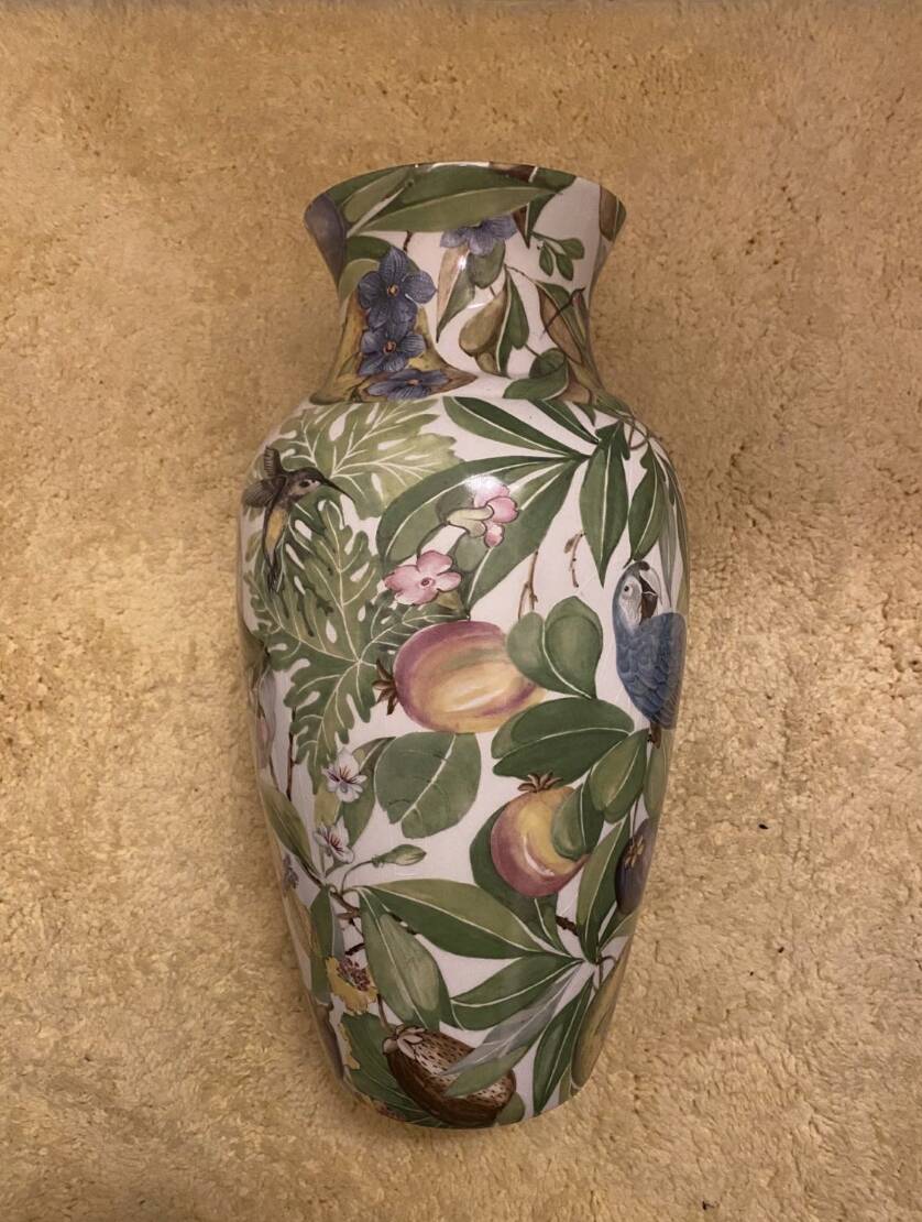 Lancel Paris ceramic vase