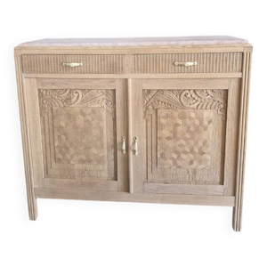 Buffet Art déco en bois - rose