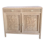 Art Deco buffet in pink marble