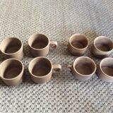 8 tasses en grès