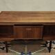 Bureau double face en palissandre des années 1960 par J Svenstrup, Danemark.
