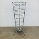 Chrome spiral tripod umbrella stand