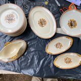 Service de table lot d'assiettes & plat