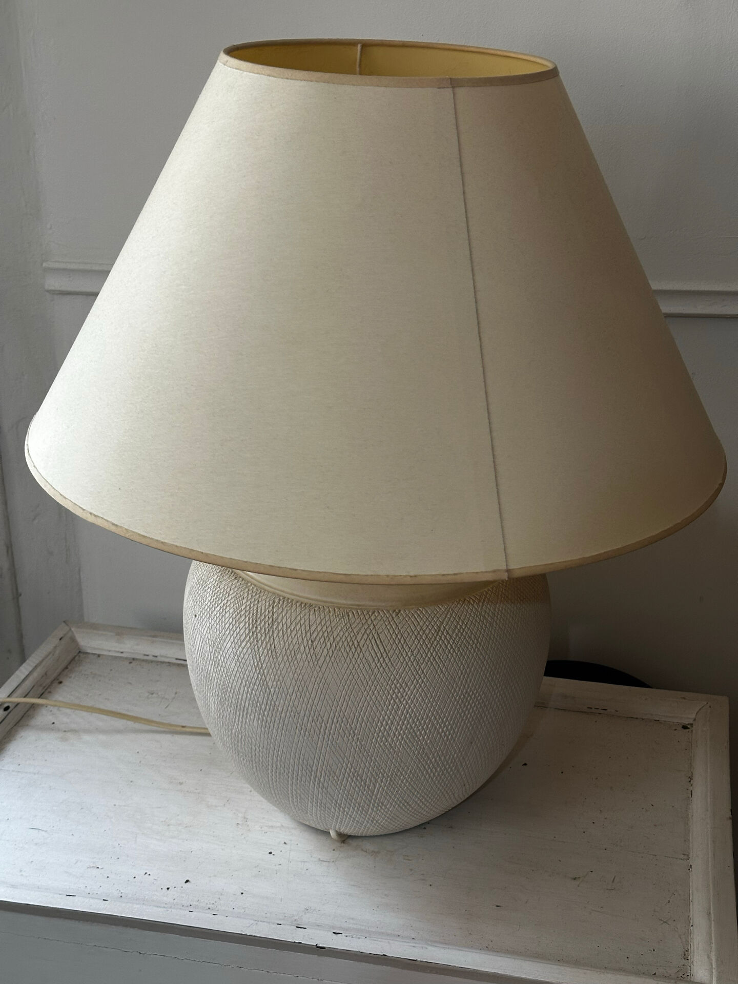 Ceramic lamp from the 80s