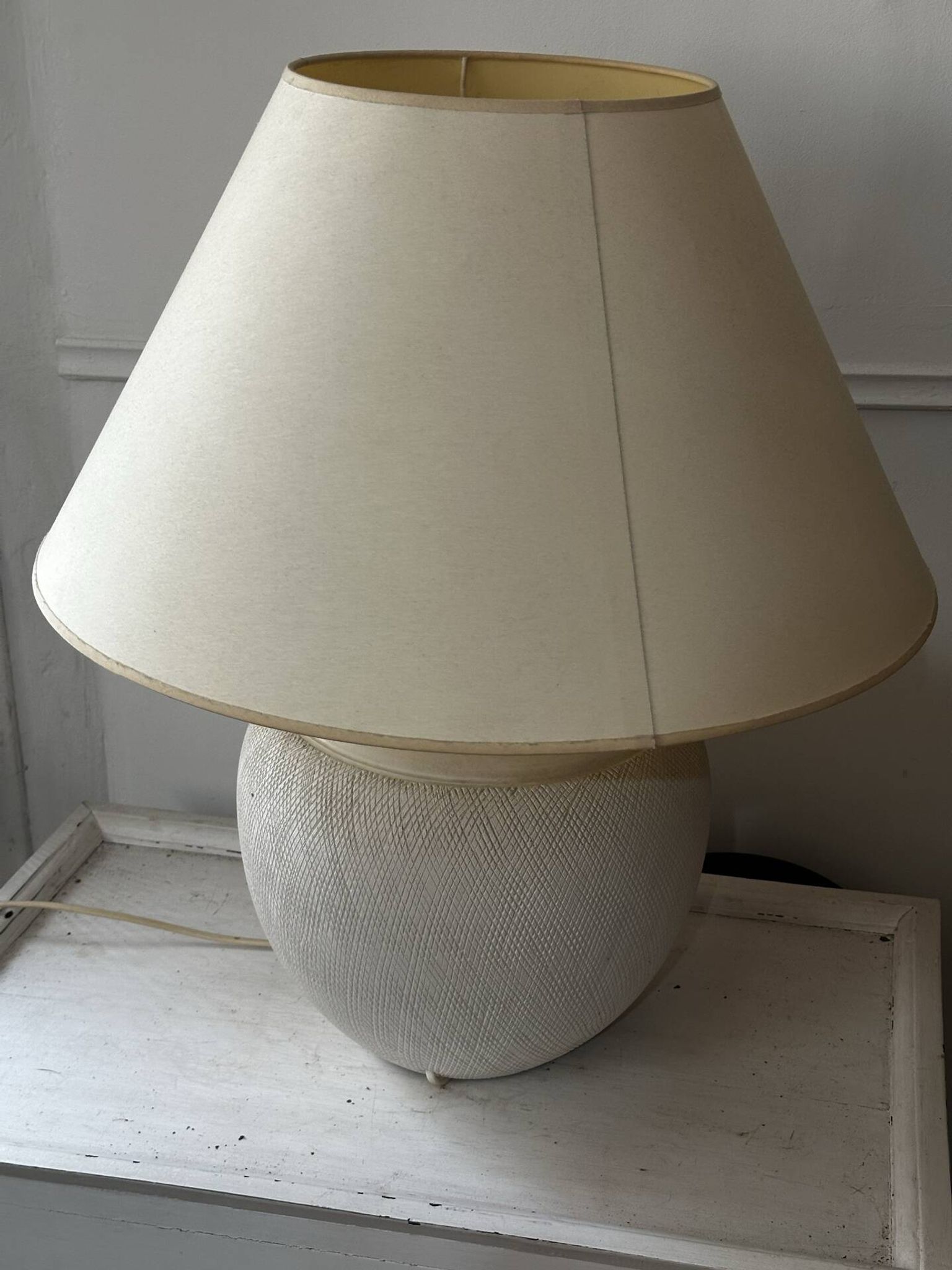 Ceramic lamp from the 80s