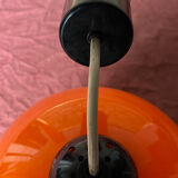 Suspension globe opaline orange 1970