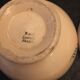 4 antique earthenware bowls with different patterns