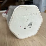 Pichet Art Déco octogonal en faïence d'Onnaing - Modèle Carmen (1920-1930)
