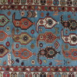 Antique soumak carpet signed and dated 150x106cm