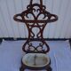 Audemar Guyon bistro enameled cast iron umbrella stand in Dole Jura France