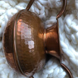 Pot Villedieu in hammered copper
