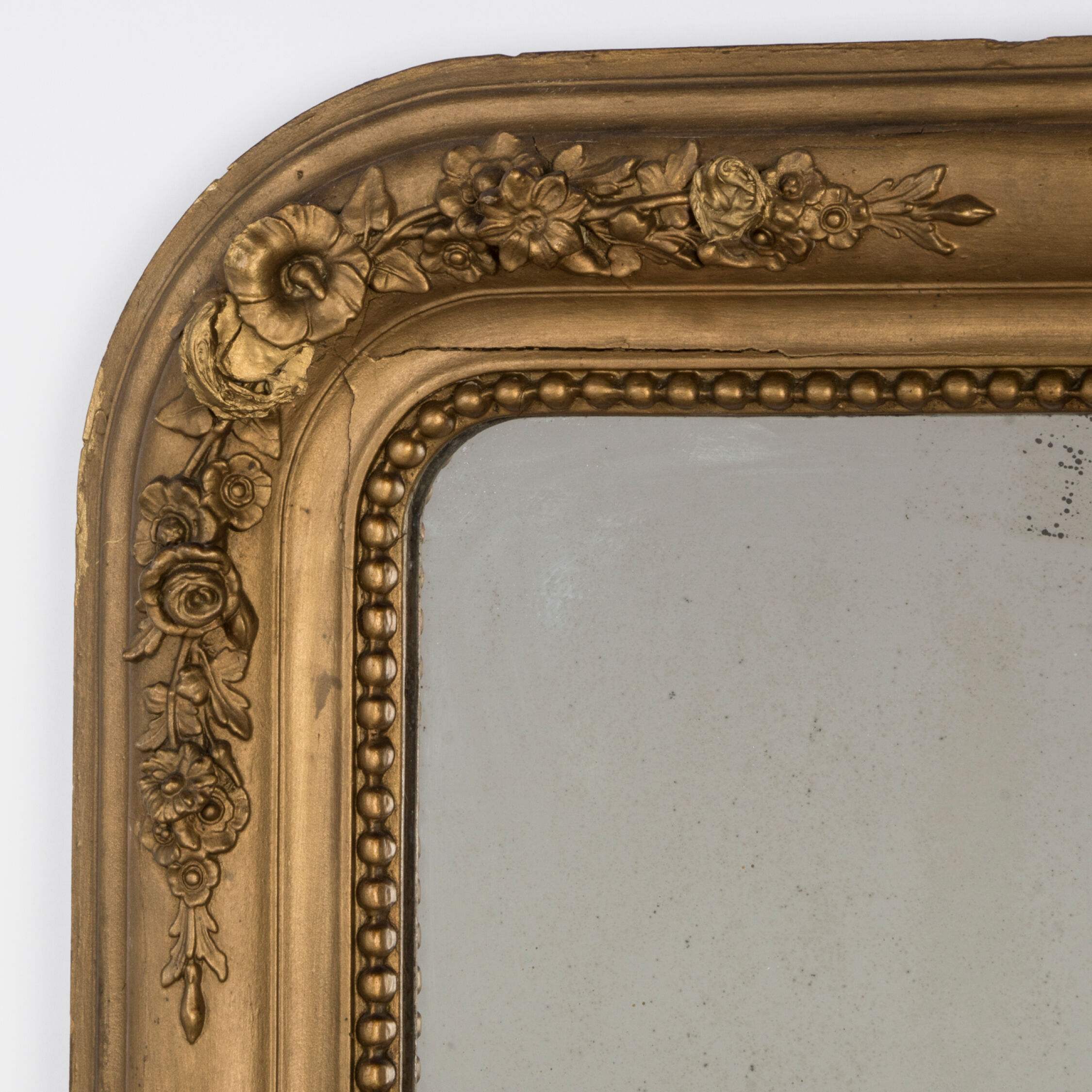 Antique flower mirror - 158x110cm