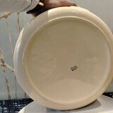 Antique Badonviller Floral Porcelain Dish, 20th Century Collection