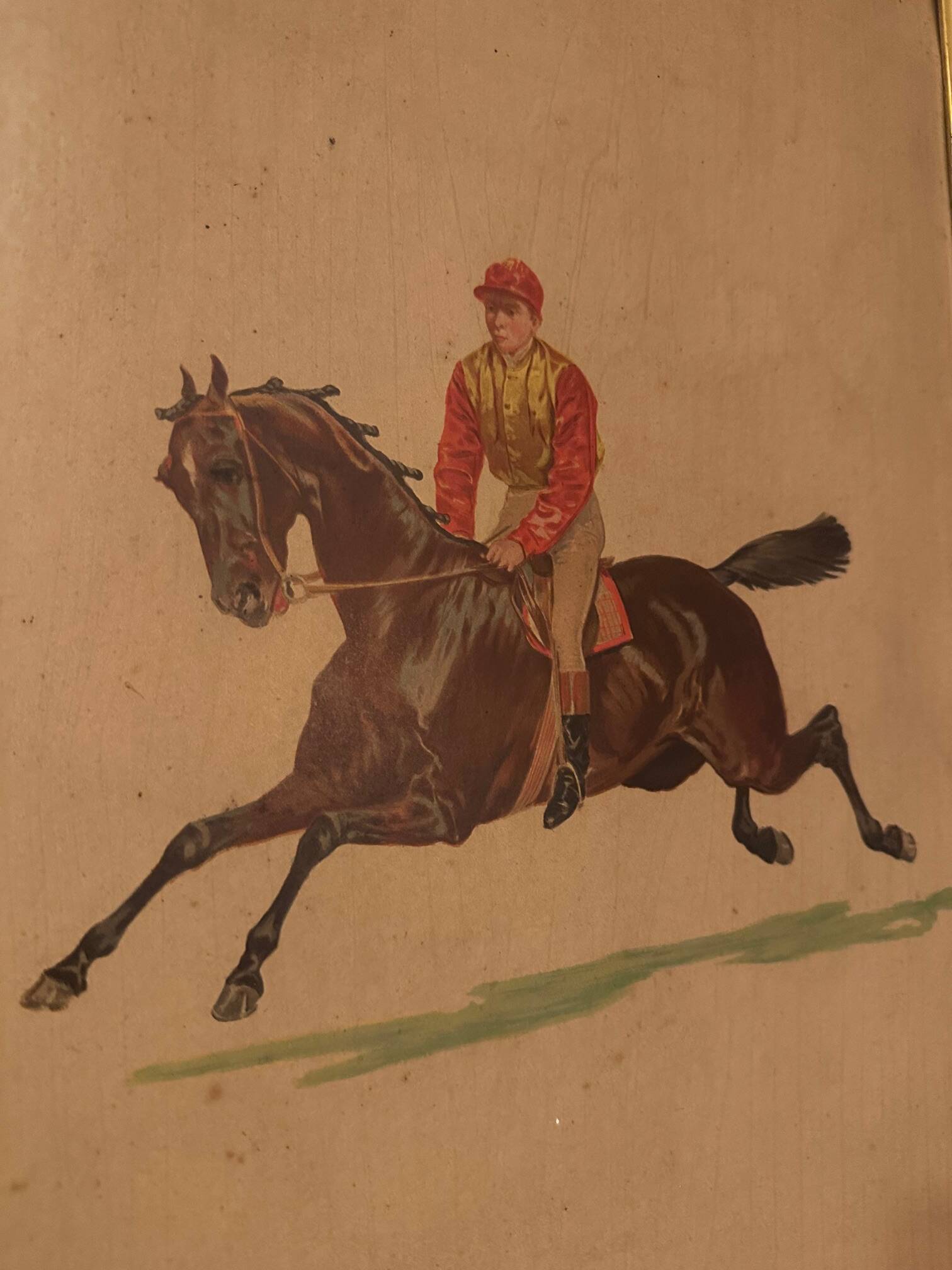 Paire de gravures équestres