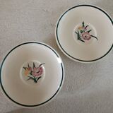 2 Gien tea cups and saucers