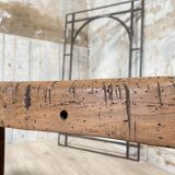 Solid wood carpenter's workbench