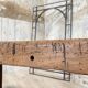 Solid wood carpenter's workbench