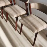 vintage set of 4 danish dining chairs