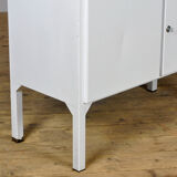 Glass & Iron Medical Cabinet, 1970s