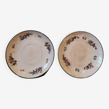 Set of 2 Villeroy & Boch mettlach 1562 bowl plates