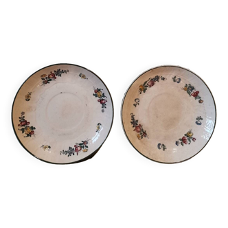 Set of 2 Villeroy & Boch mettlach 1562 bowl plates