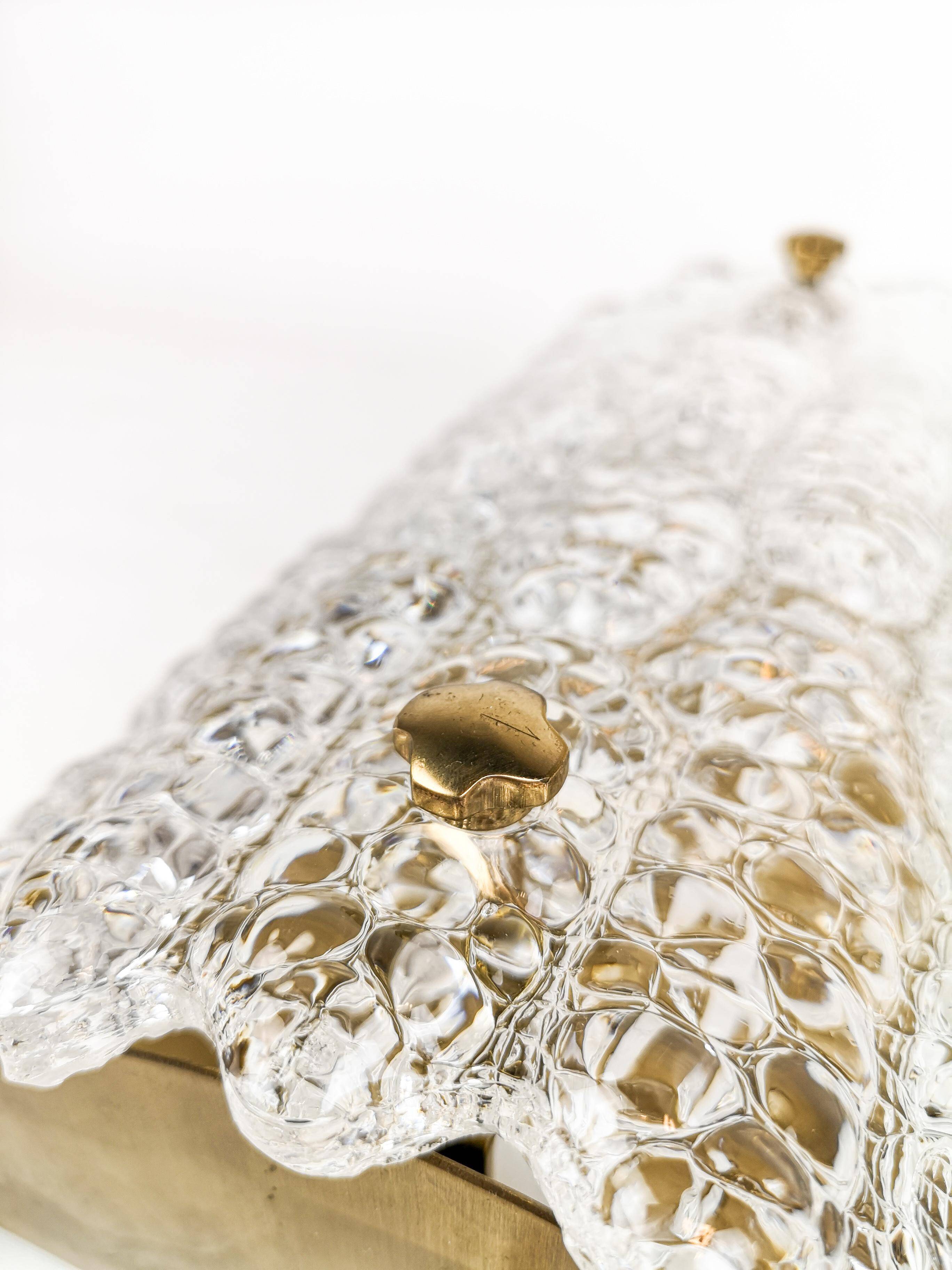 Large Modern Midcentury Wall Lamp Orrefors by Carl Fagerlund