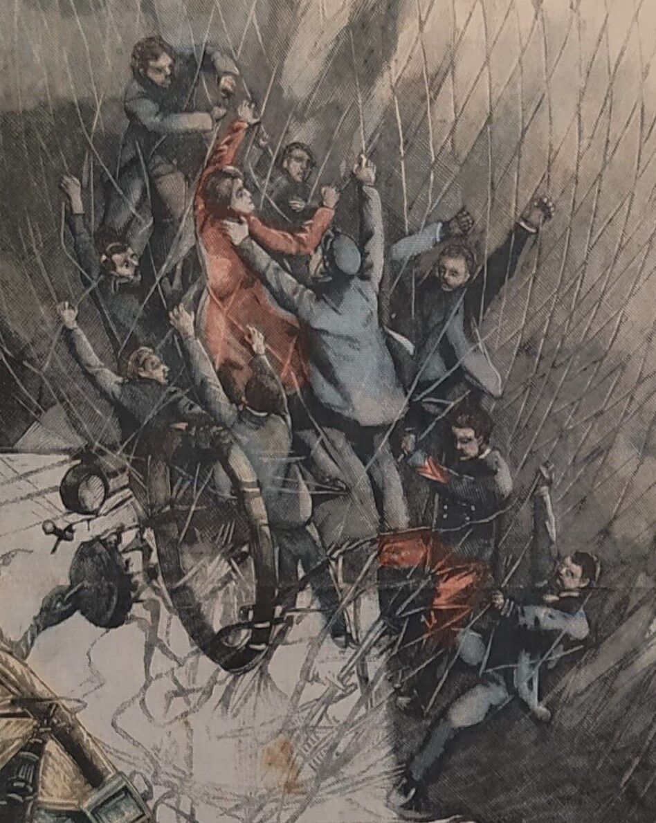 Le ballon de la Porte Maillot 1902