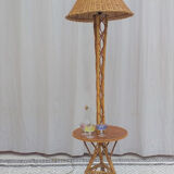 70s rattan lamppost