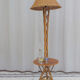 70s rattan lamppost