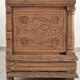 Antique carved oak chest