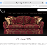 Gascoigne ‘Vienna’ sofa in Italian velvet